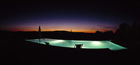 Italien Sonnenuntergang a Pool