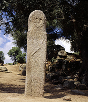 Korsika Filitosa-Menhir Korsika