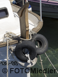 Fischerboot im Hafen